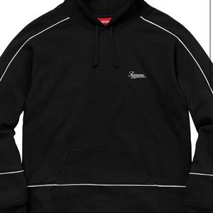 Piping Hooded Sweatshirt